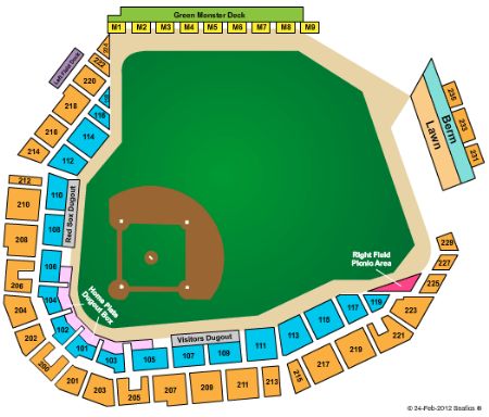 jetblue park seating diagram