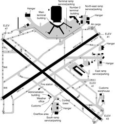 jfk runways diagram