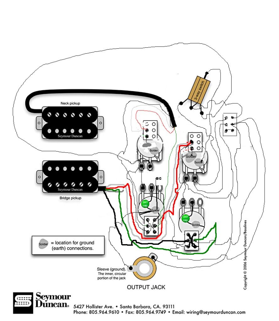 seymour duncan wiring diagrams 5 way