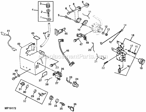 john deere 1032 blower motor wiring diagram