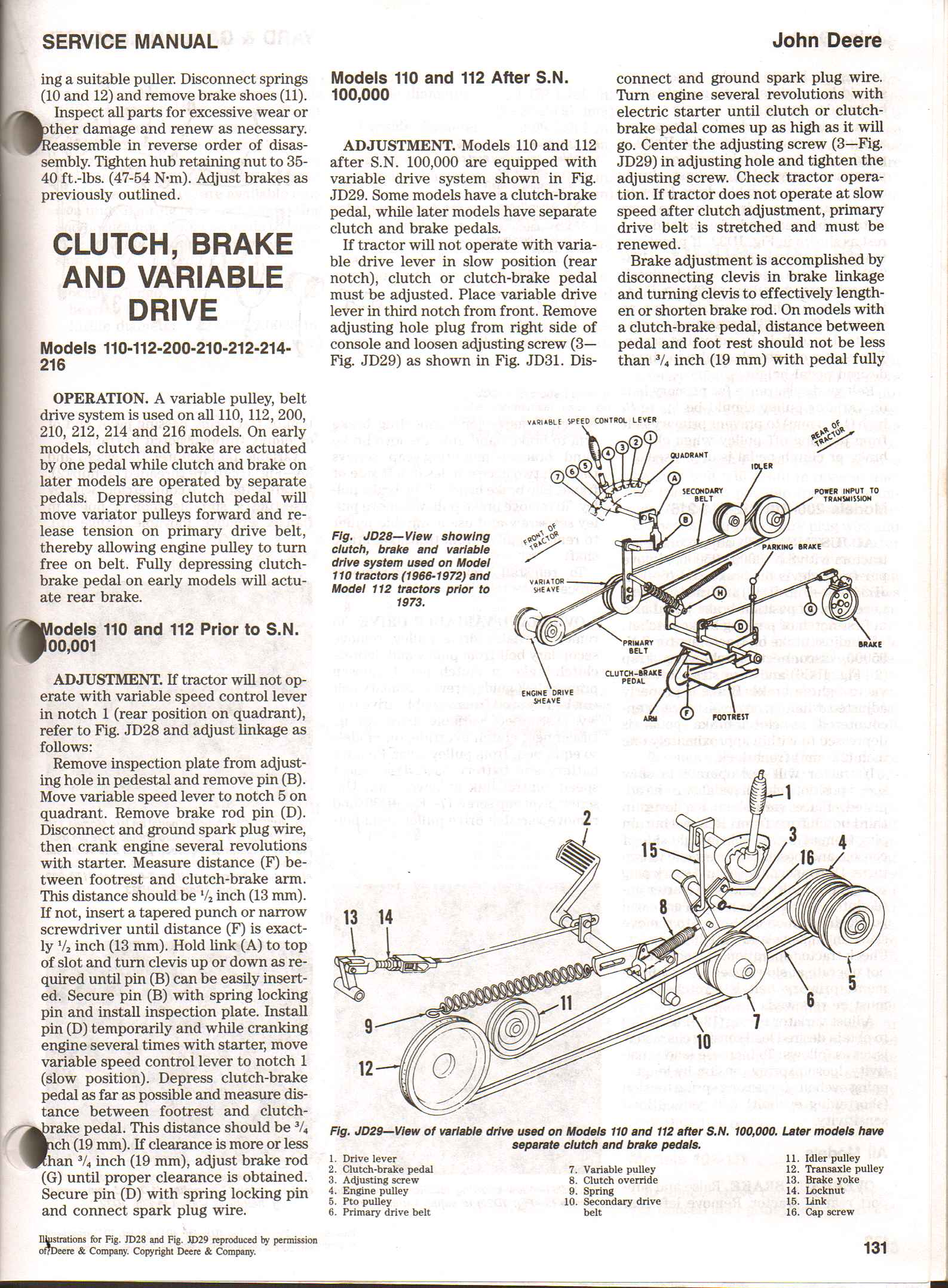 john deere 112l wiring diagram