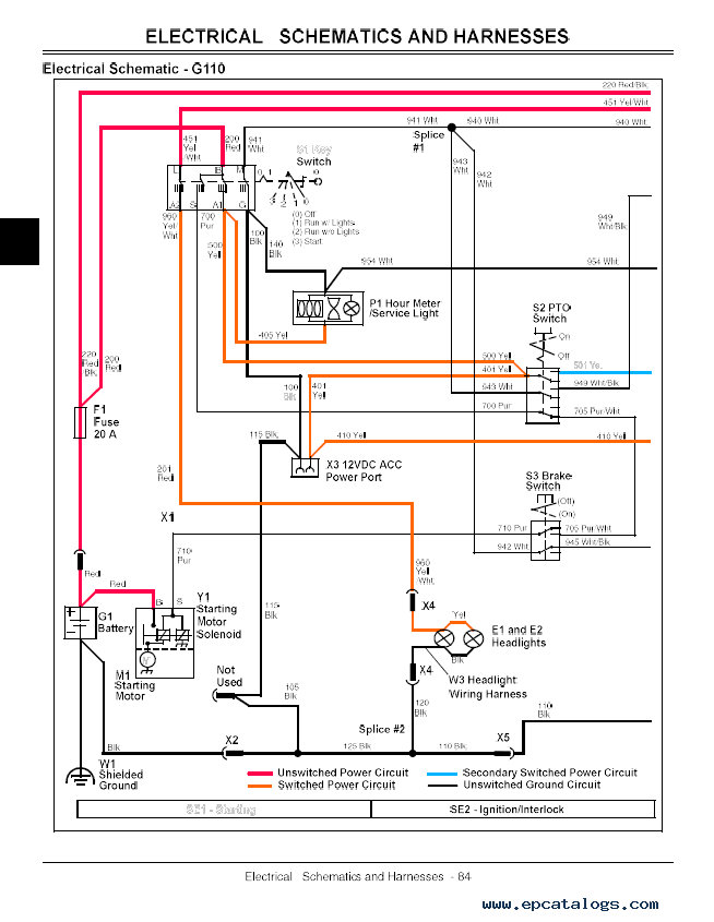 john deere 112l wiring diagram