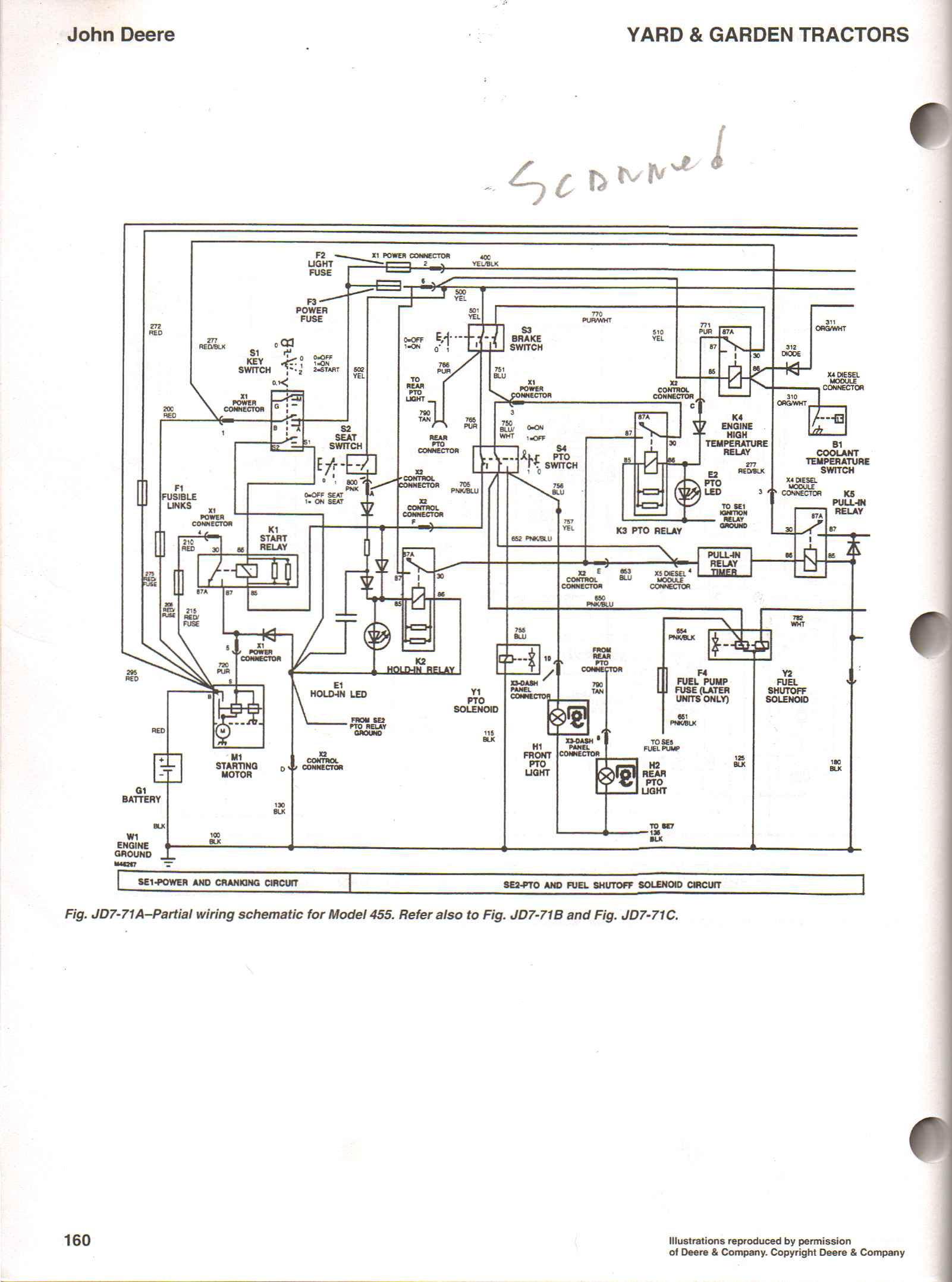 john deere 2155 wiring diagram