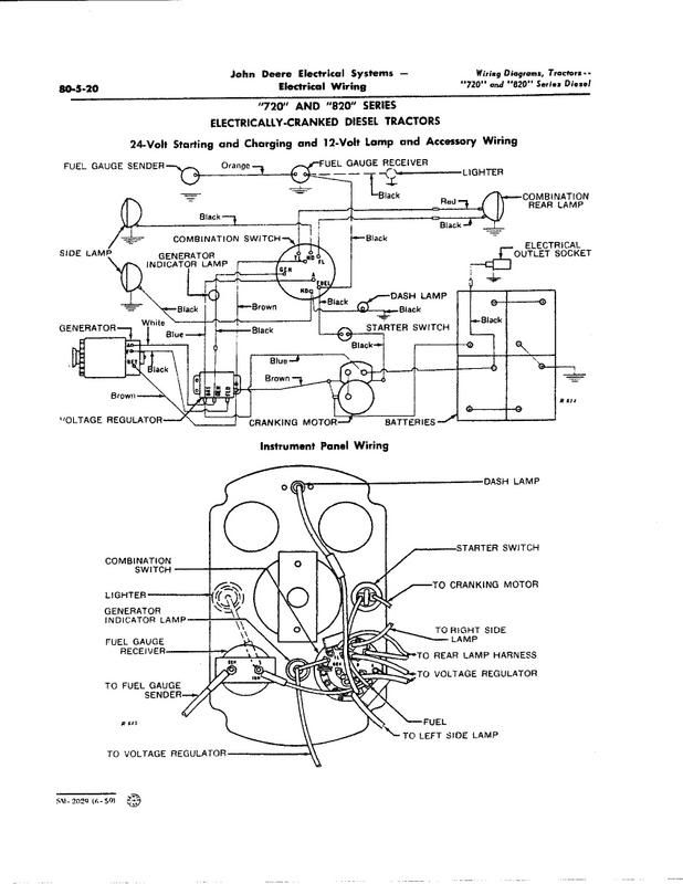 john deere 3010 starter switch wiring diagram