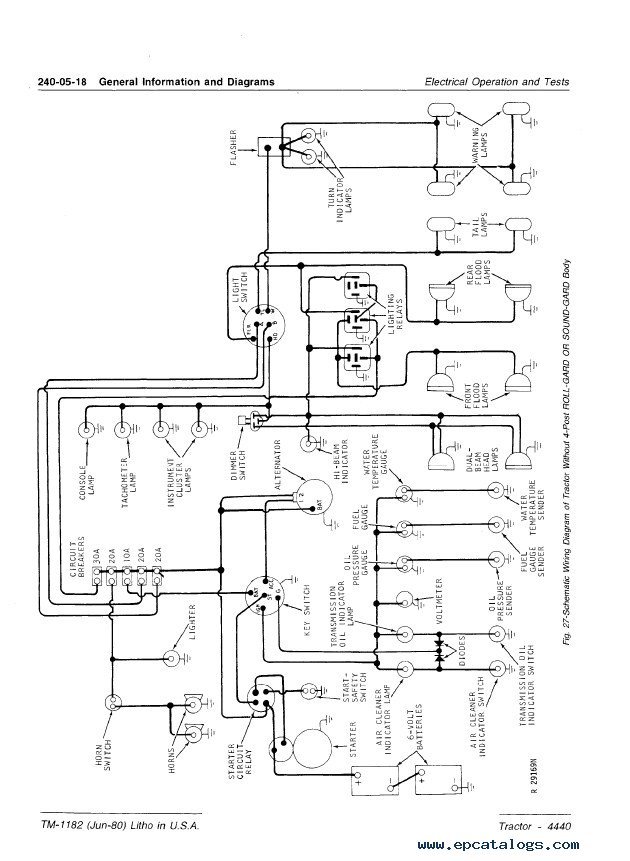 john deere 4440 wiring diagram