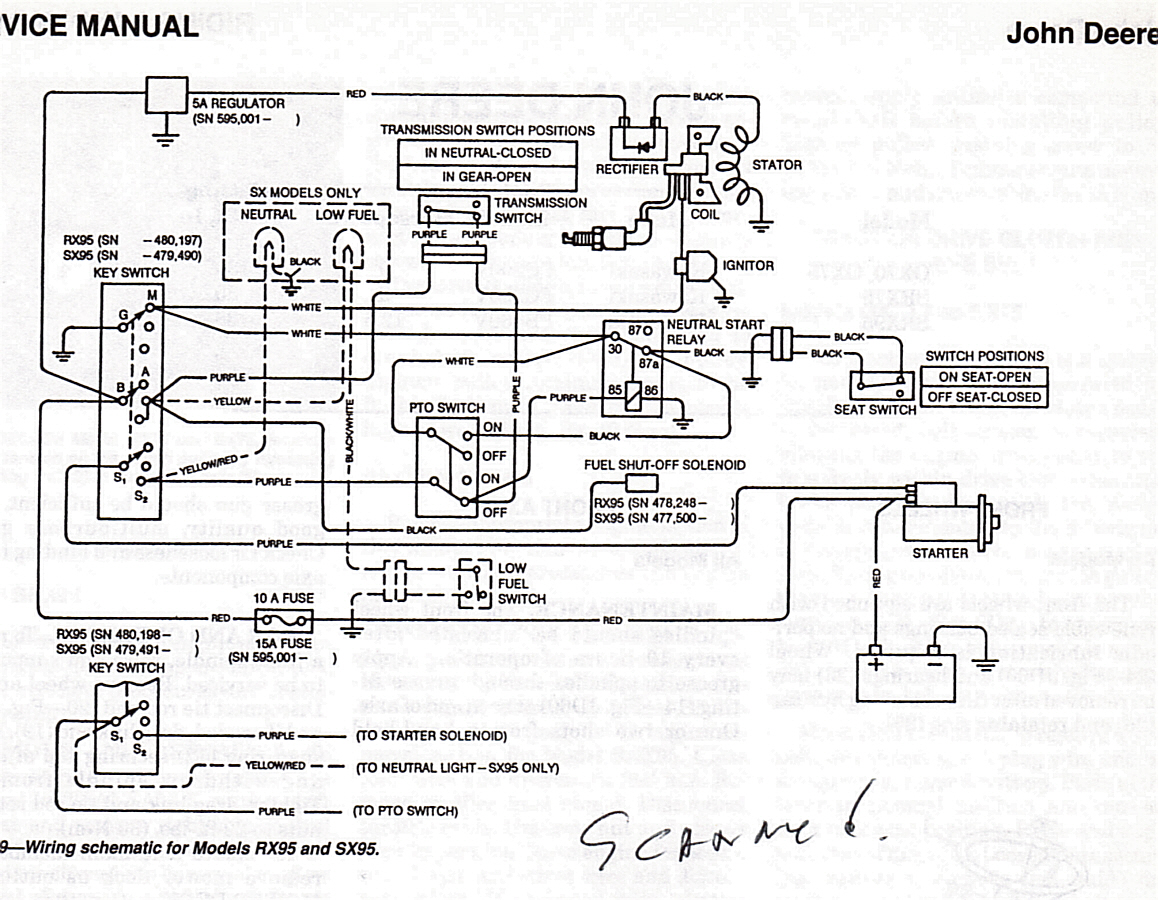 john deere f525 wiring diagram