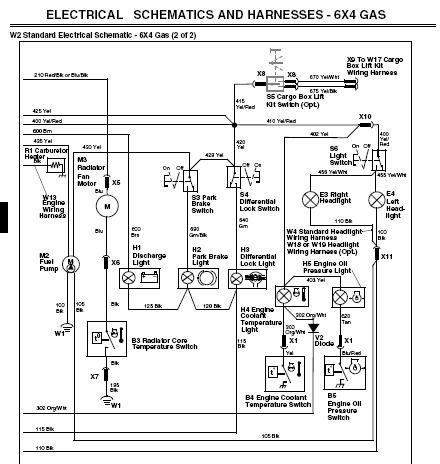 john deere gator 4x2 wiring diagram