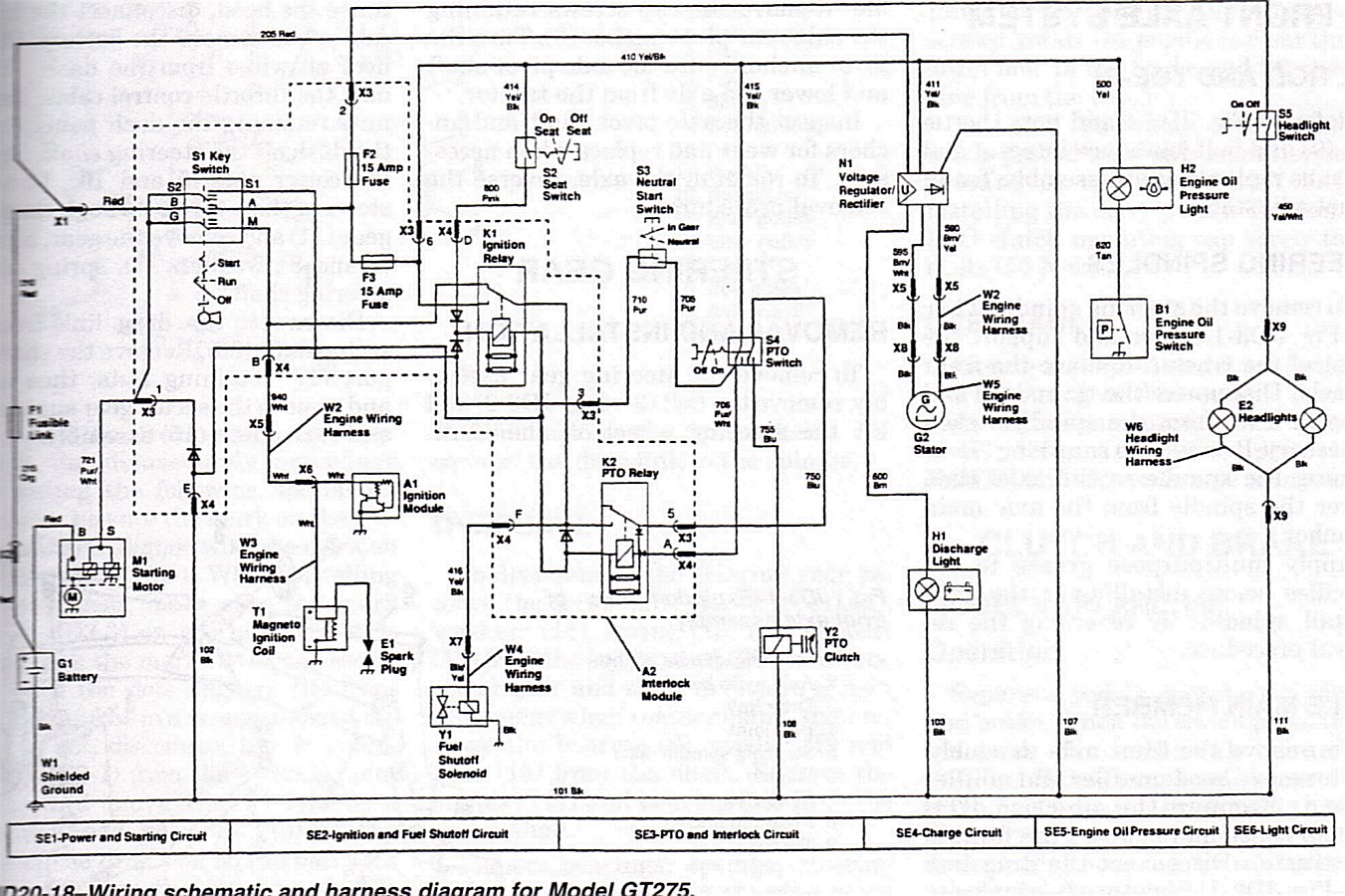 john deere gt275 wiring diagram