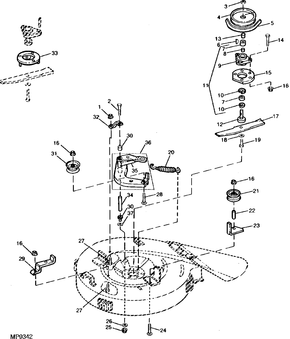 john deere gx75 belt routing diagram