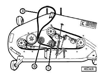 john deere la145 belt routing diagram