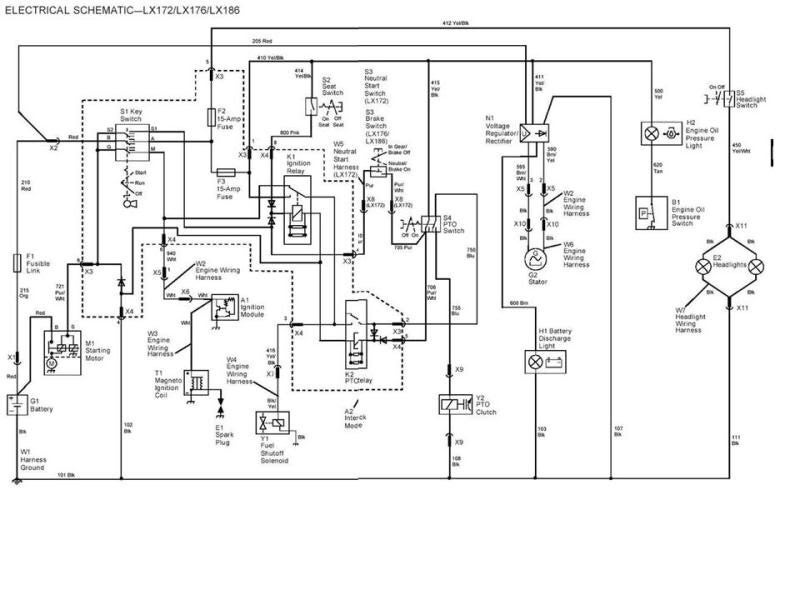 john deere lt150 wiring diagram