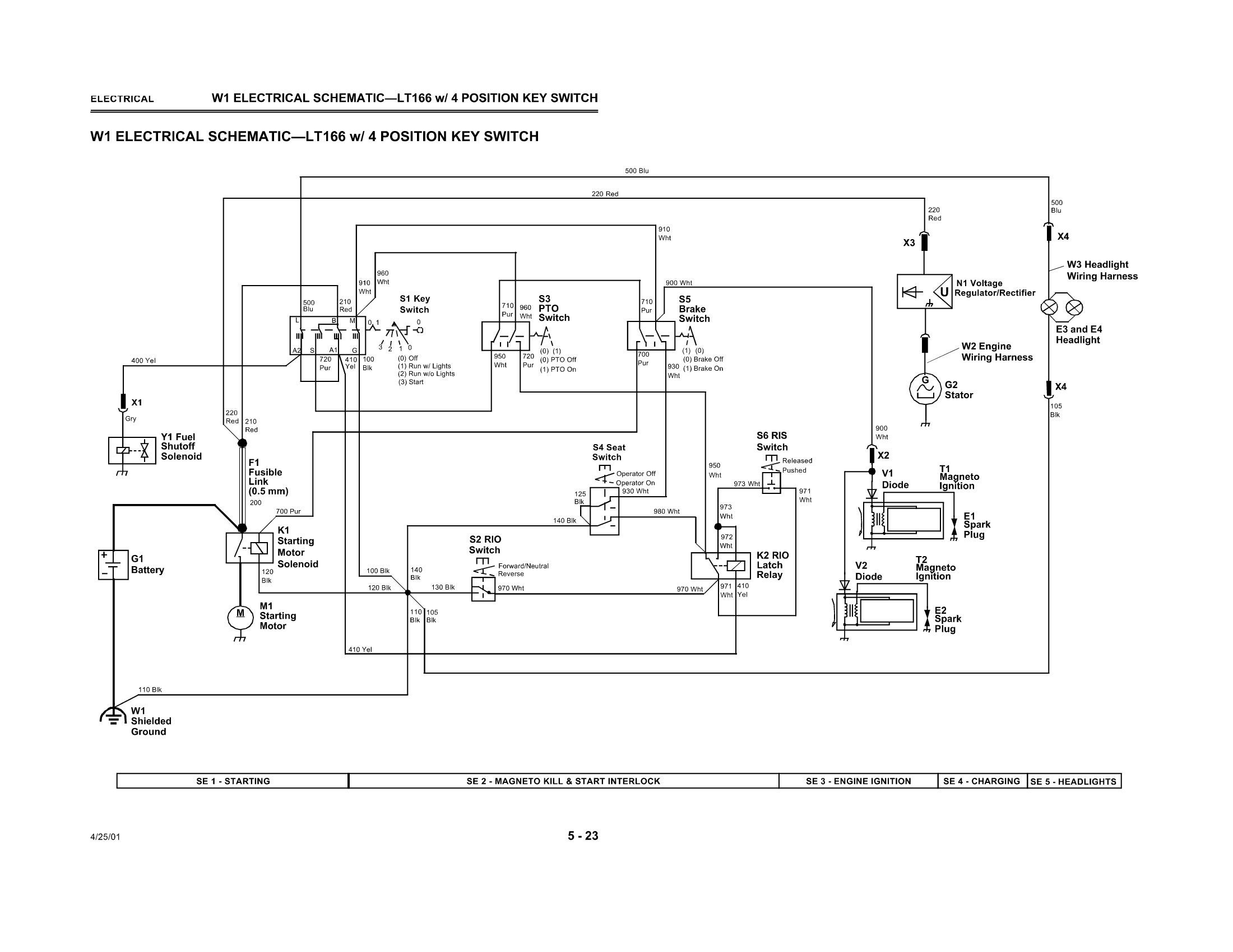 john deere lt155 wiring diagram