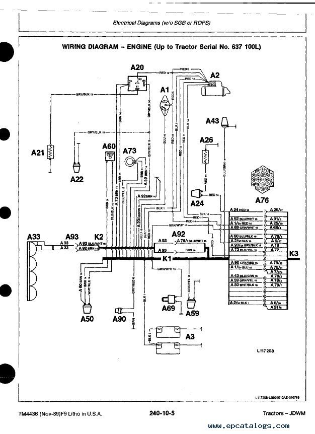 john deere lv 4700 tractor wiring diagram