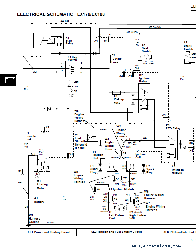 john deere lx173 wiring diagram