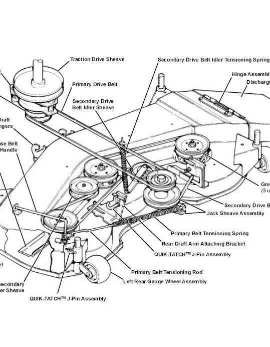 john deere lx188 belt diagram