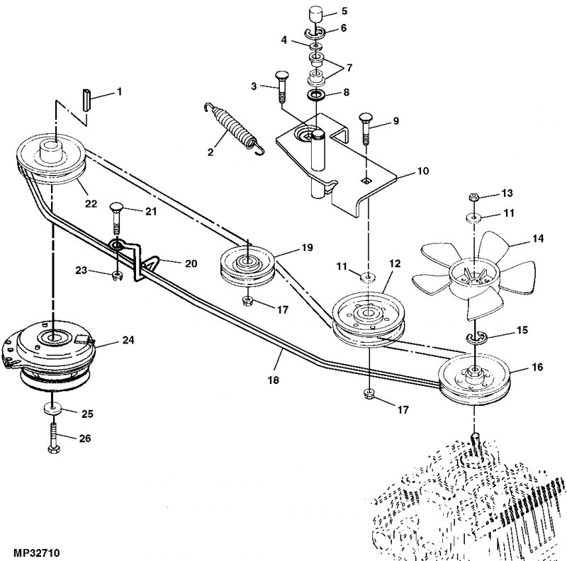 john deere lawn mower drive belt diagram OFF-51