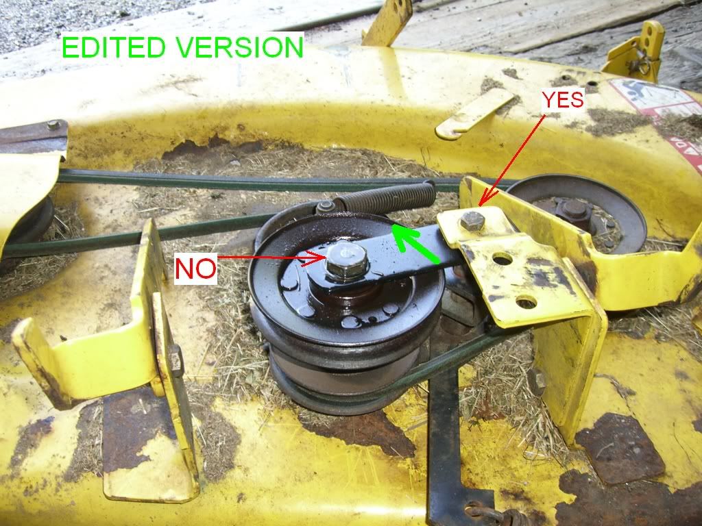 john deere stx38 belt diagram