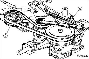 john deere sx85 belt diagram