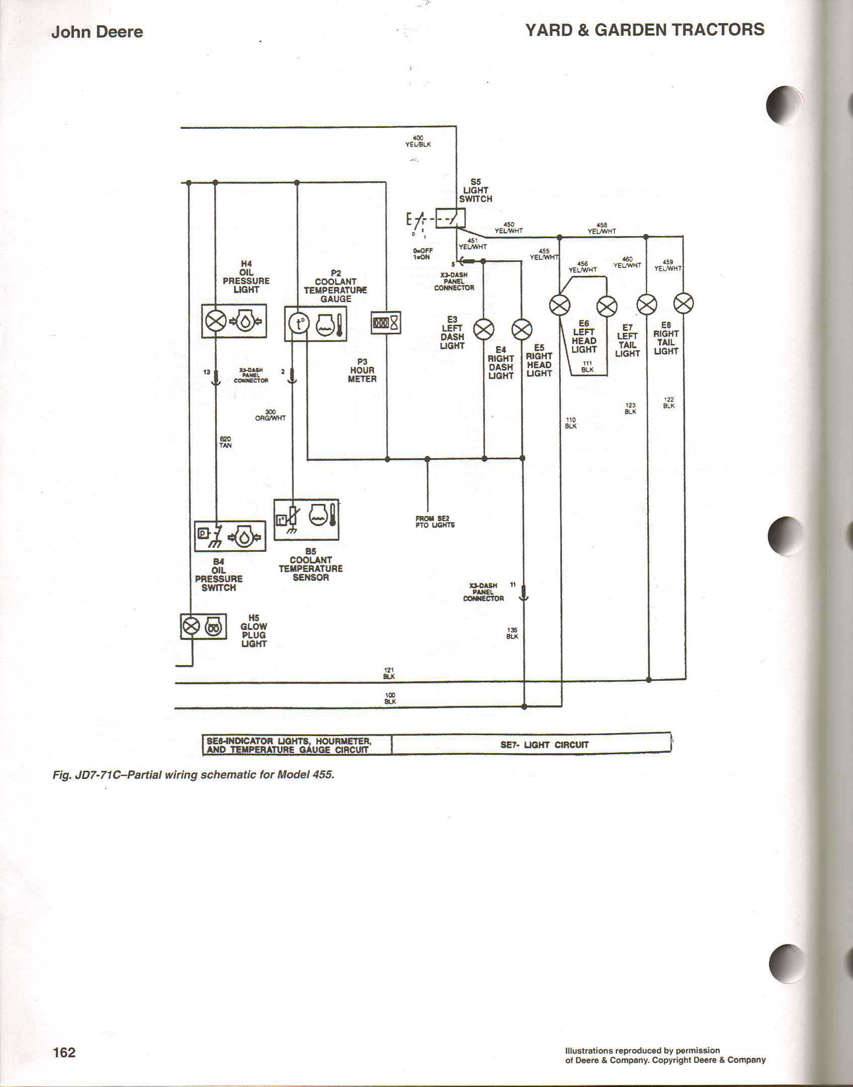 john deere x340 ignition switch wiring diagram