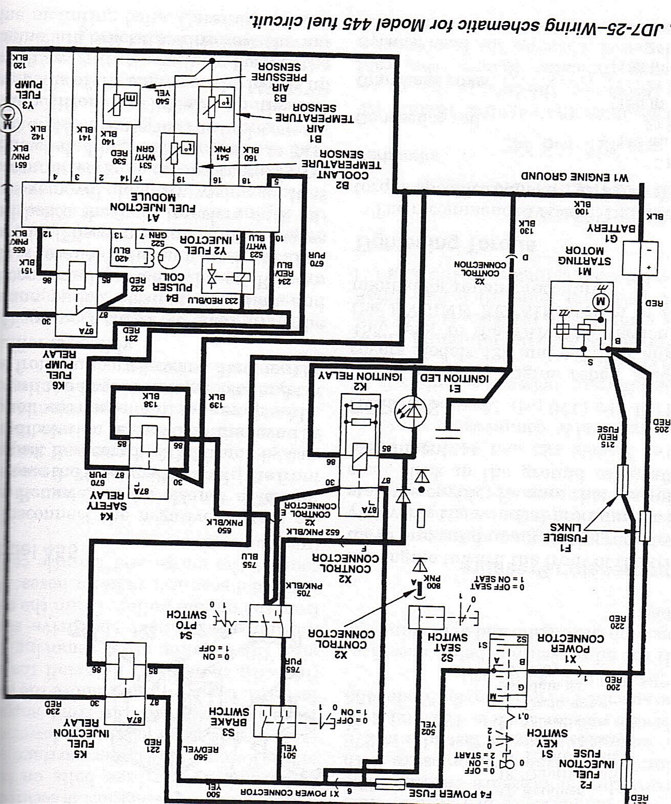 john deere x485 wiring diagram