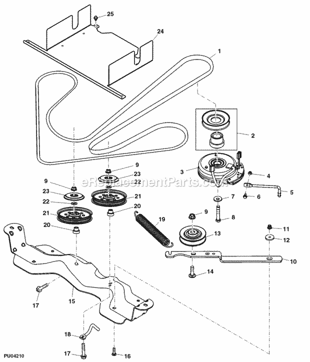 john deere z225 parts diagram