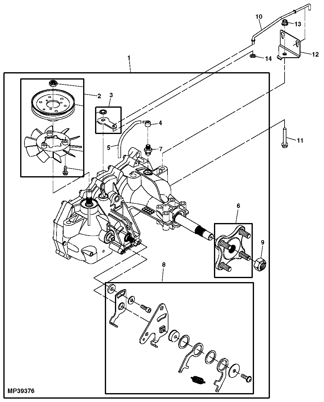 John Deere Z245 Parts Diagram