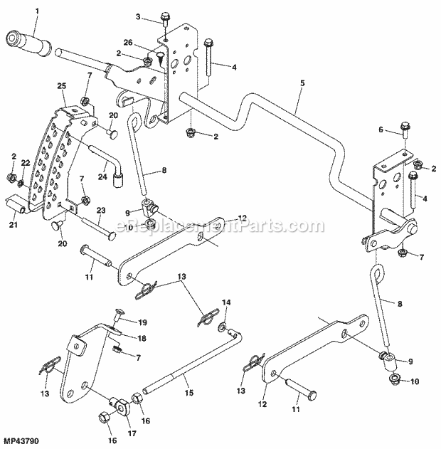 john deere z225 parts diagram