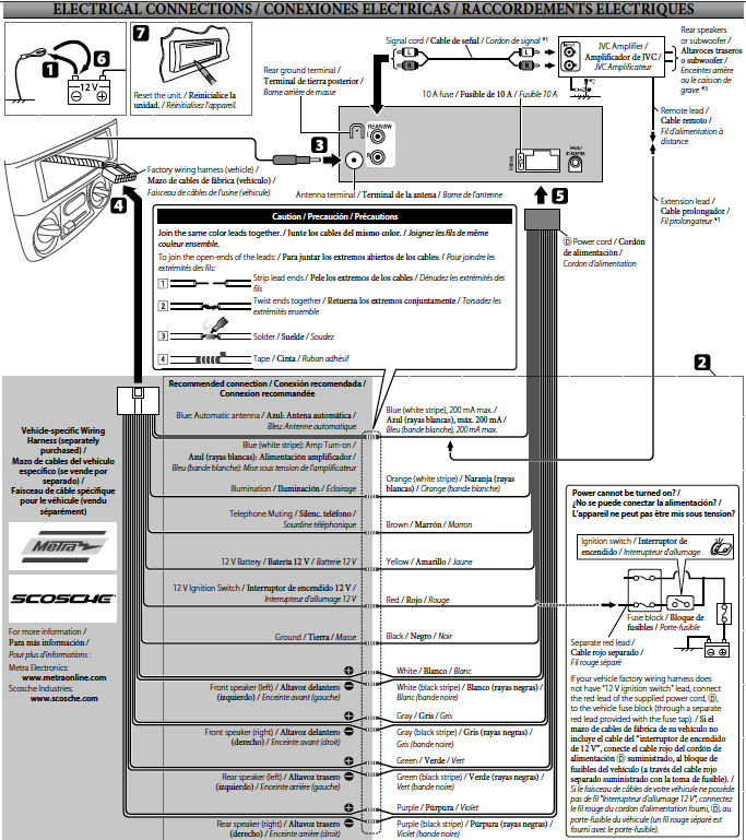 jvc kd r210 wiring diagram