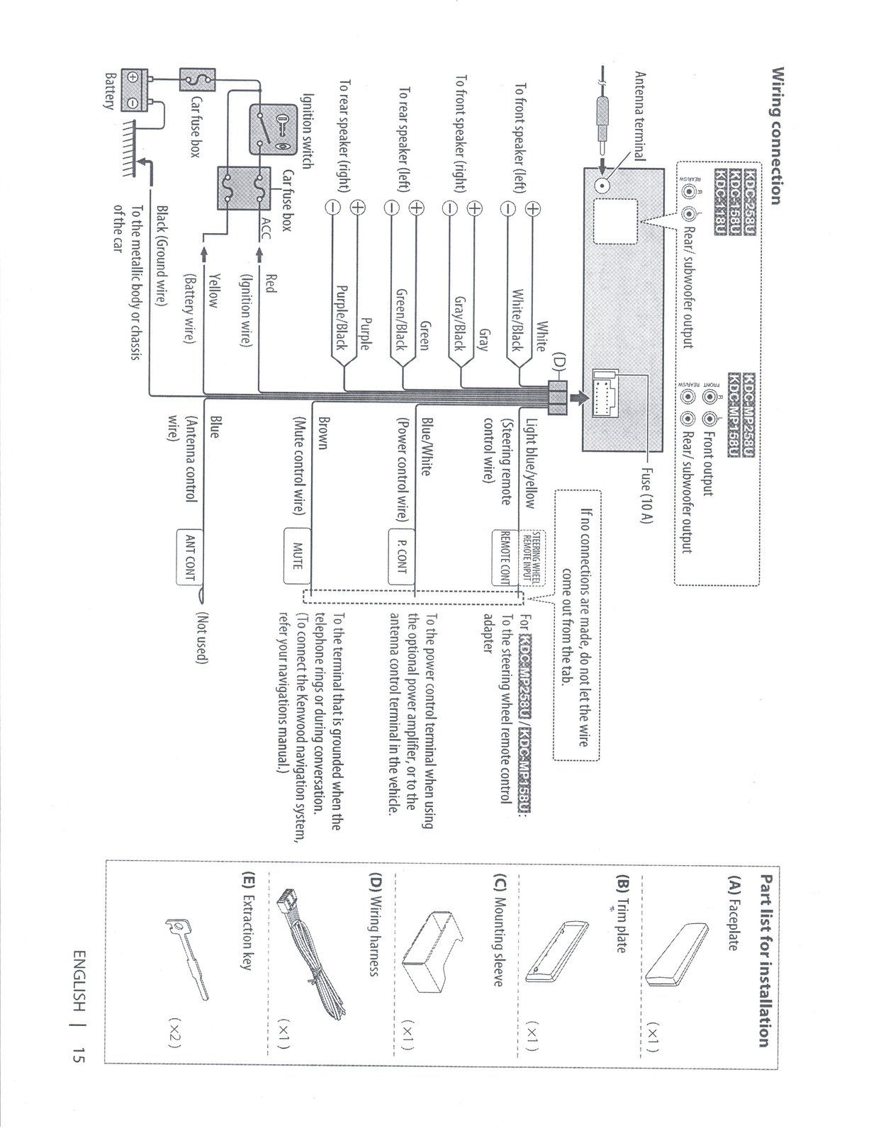 jvc kd x50bt wiring diagram