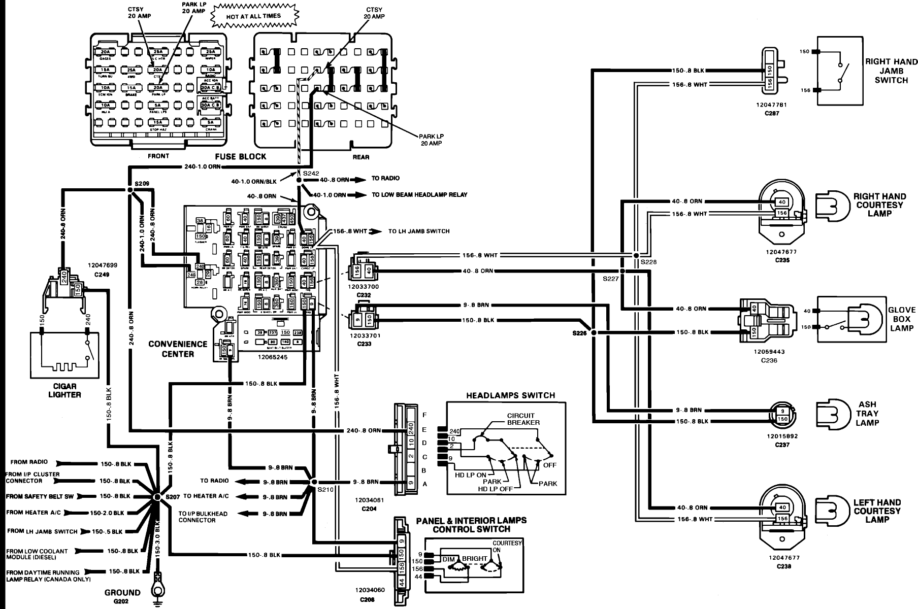 k2500 column wiring diagram