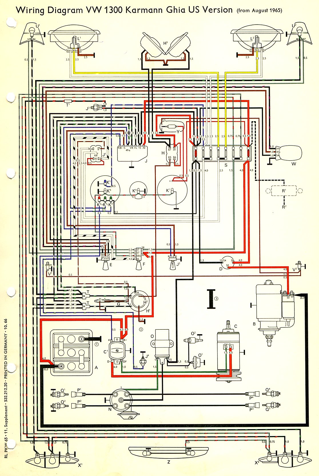 karmin ghia 1971 convertible wiring diagram instructions