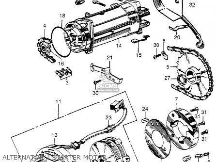 kawasaki barako 175 wiring diagram