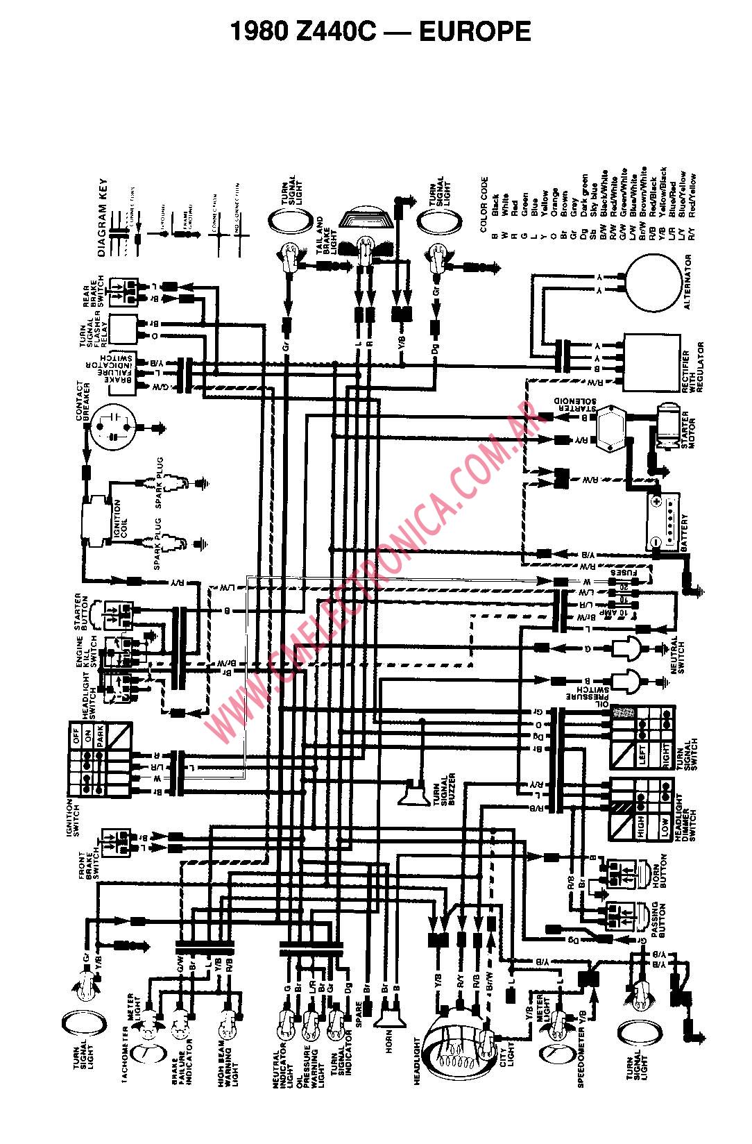 Kawasaki Bayou 185 Wiring Diagram