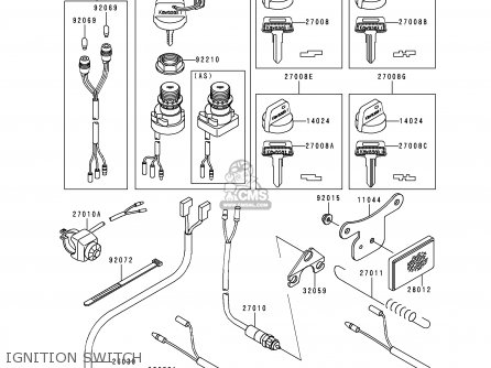 kawasaki klf300b wiring diagram wherr is the reverse switch