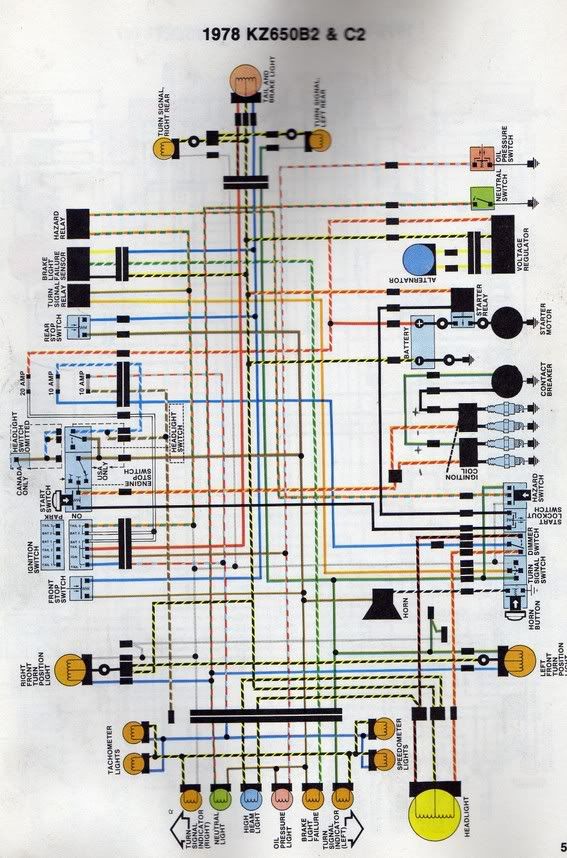 kawasaki police fairing wiring diagram