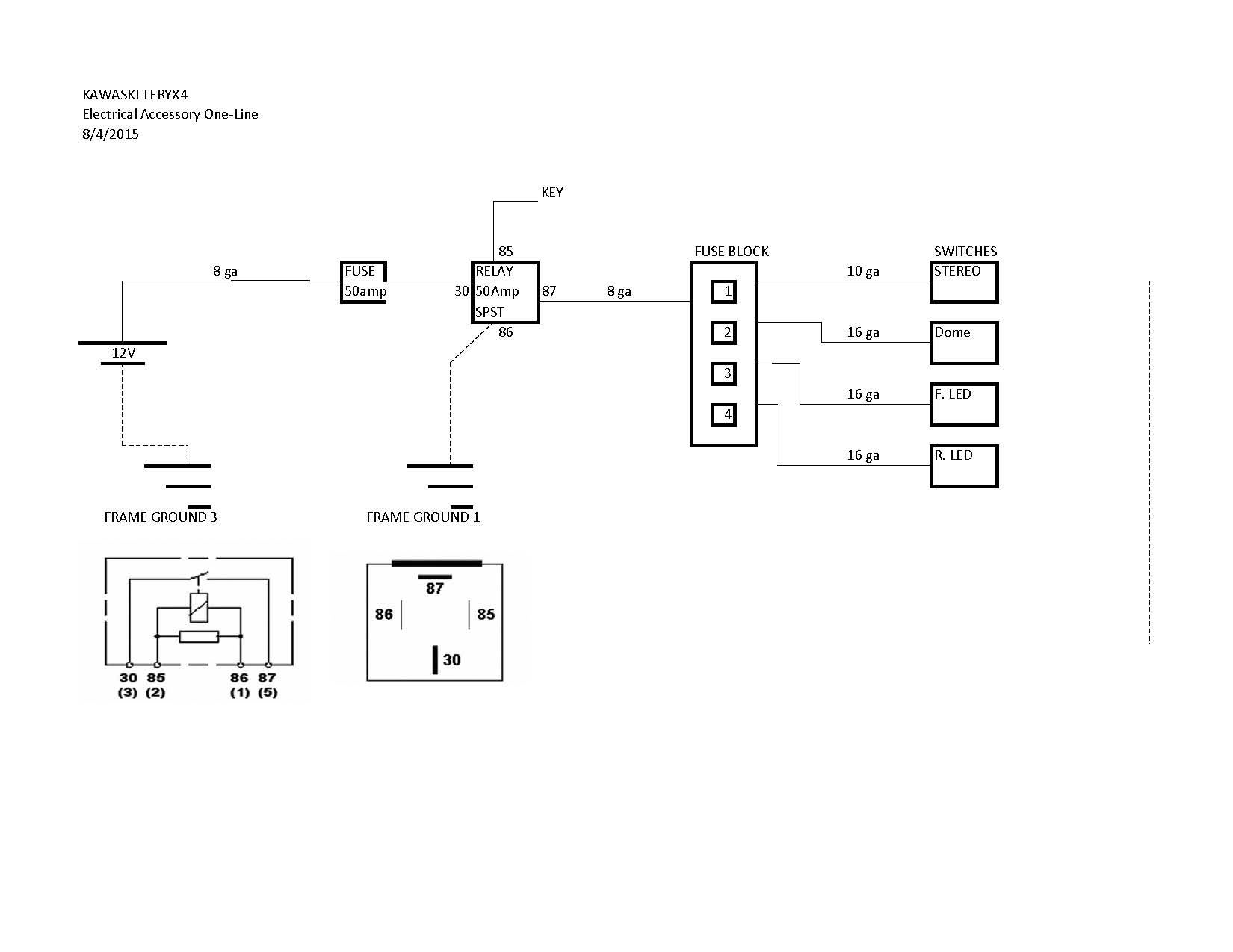 kawasaki teryx wiring diagram