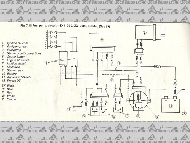 kawasaki zzr 1100 wiring diagram