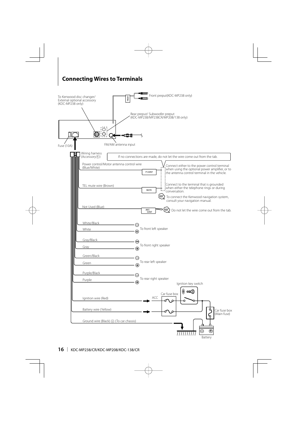 kdc mp208 wiring diagram