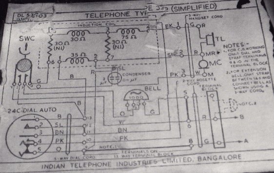 kellogg telephone wiring diagram