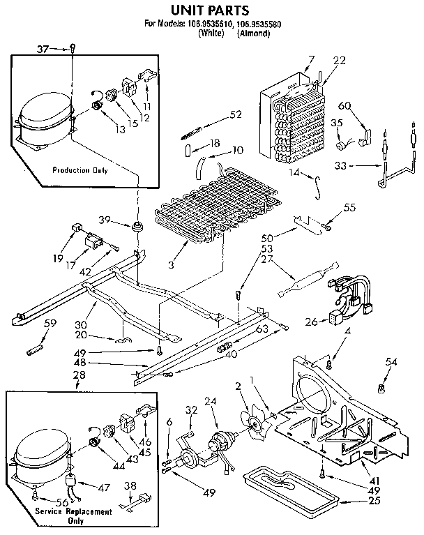 kenmore 1069535580 refrigerator wiring diagram