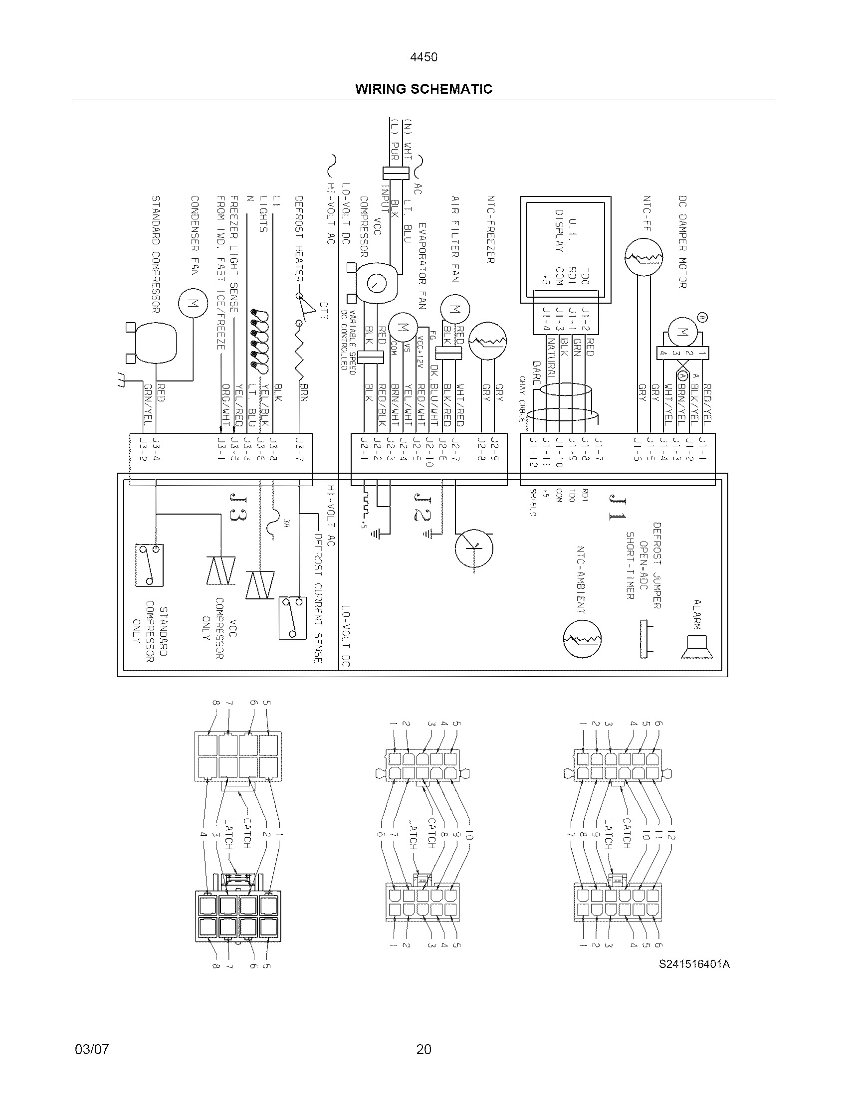 kenmore 1069535580 refrigerator wiring diagram