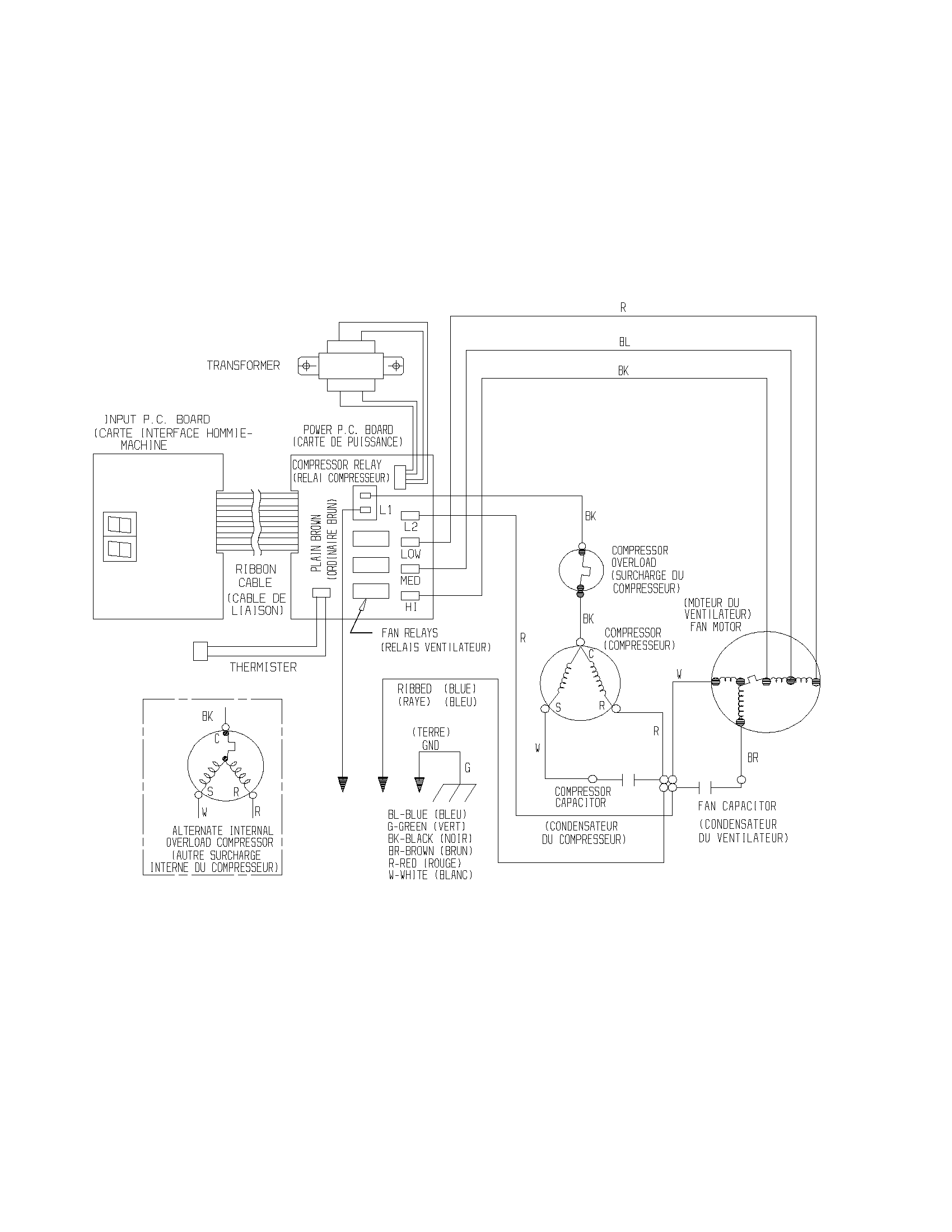 kenmore air conditioner 8761890 wiring diagram