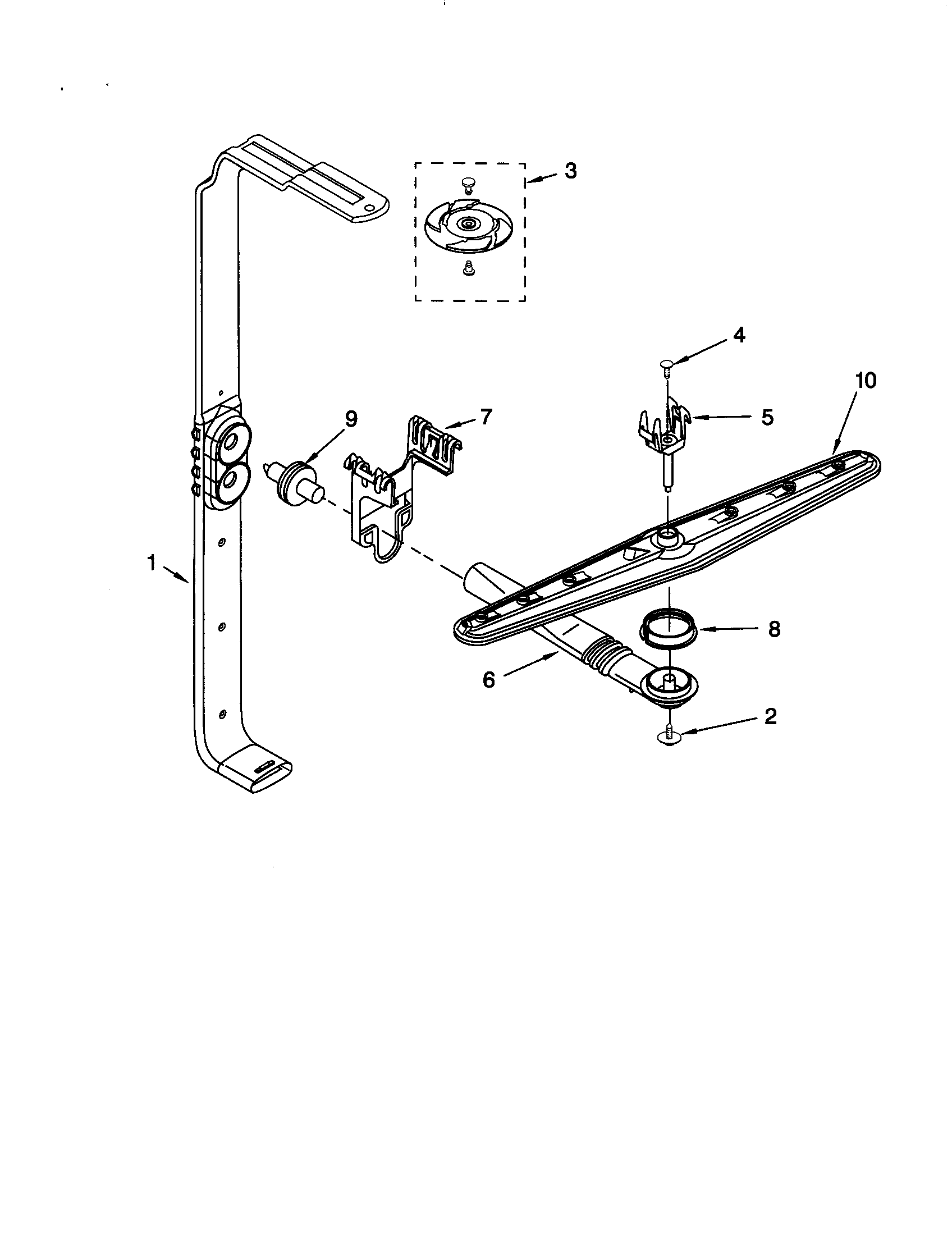 kenmore dishwasher 665 parts diagram