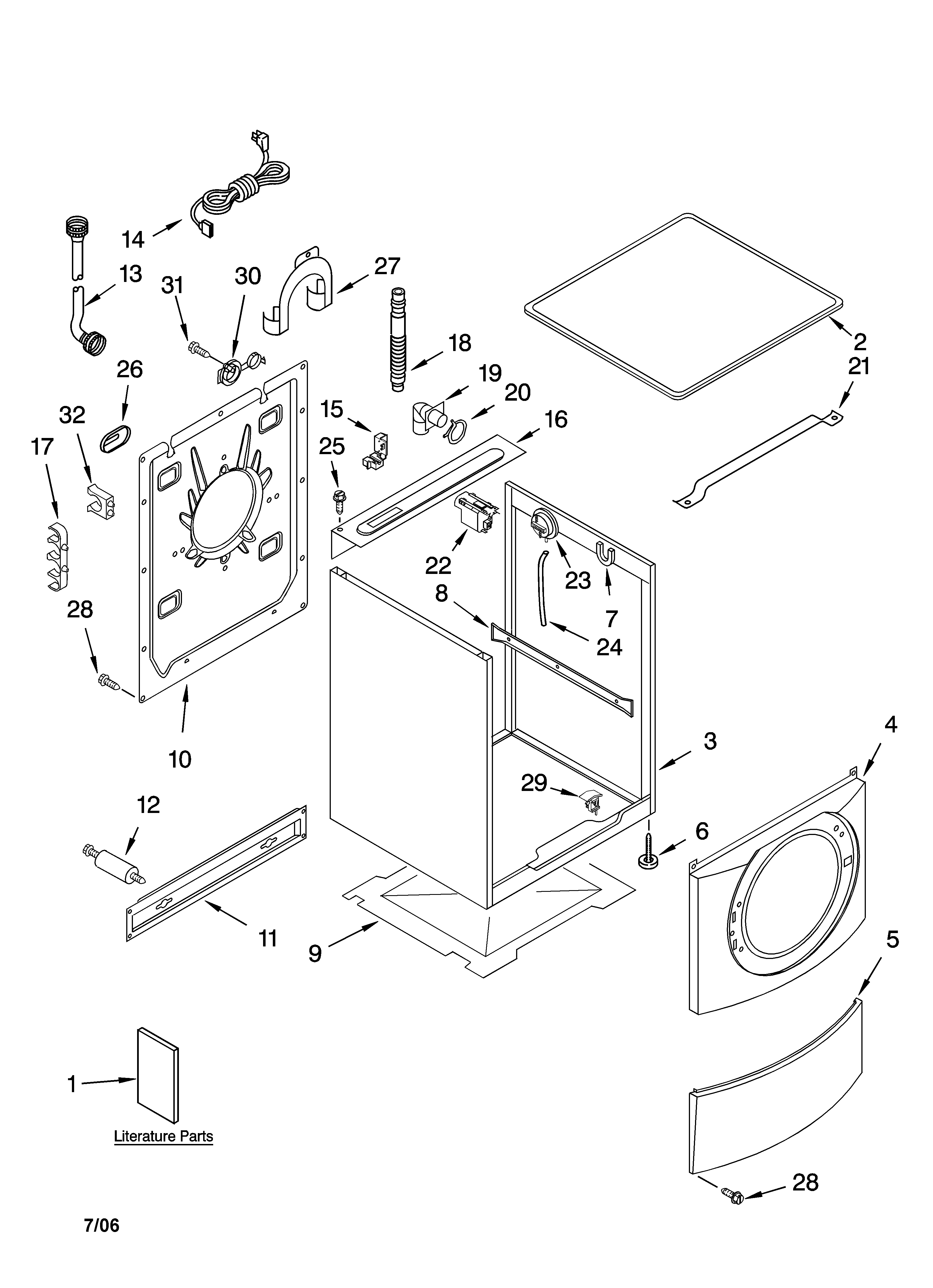 kenmore he4t washer parts diagram