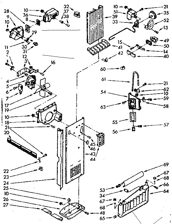 kenmore refrigerator 106.9535580 wiring diagram