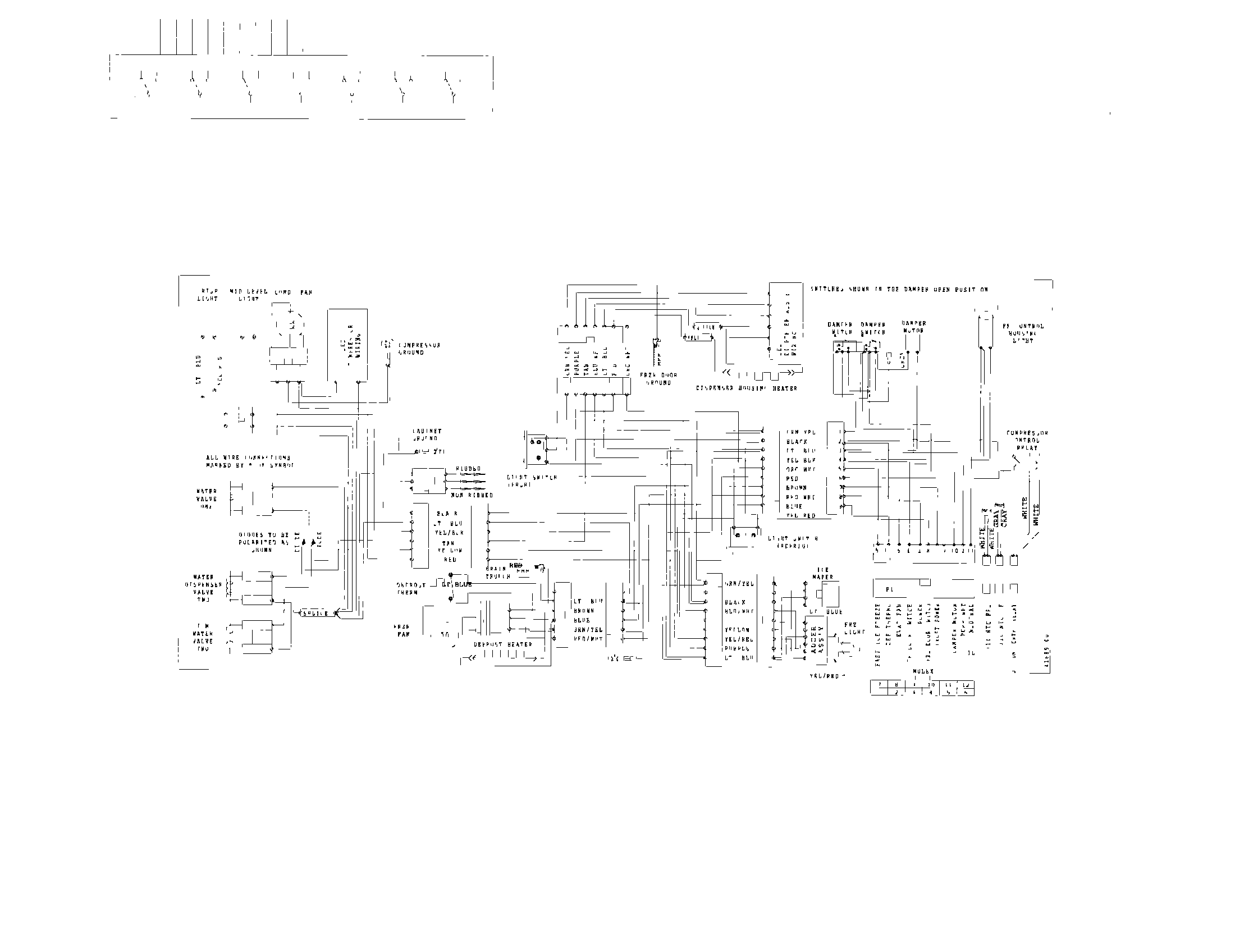 kenmore refrigerator model 1067680640 wiring diagram