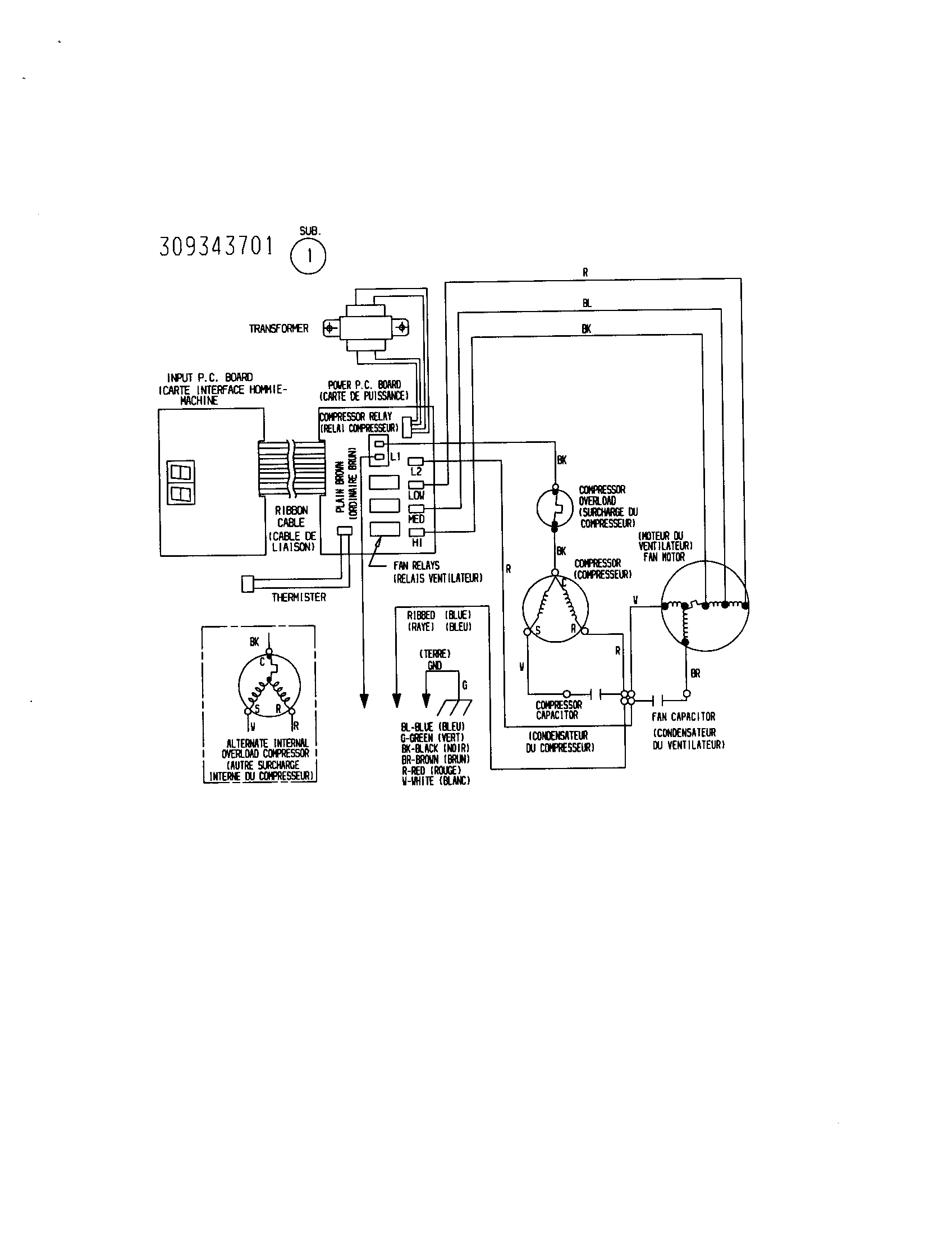 kenmore wall air conditioner 106.8761890 wiring diagram kenmore wall air conditioner 106.8761890 wiring diagram