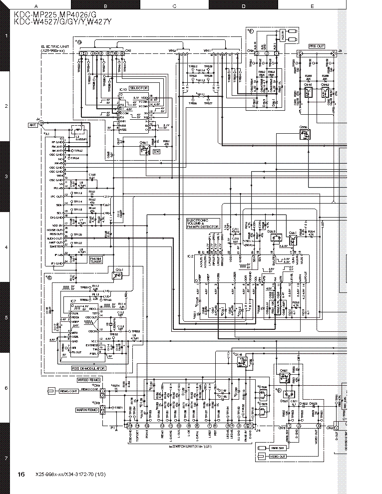 kenwood dpx302 wiring diagram