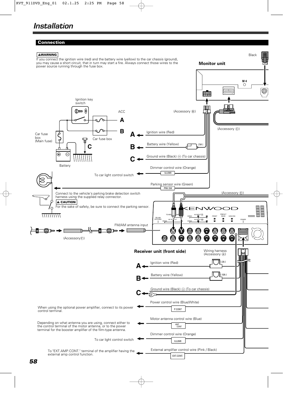 kenwood fxdb09mf2 wiring diagram