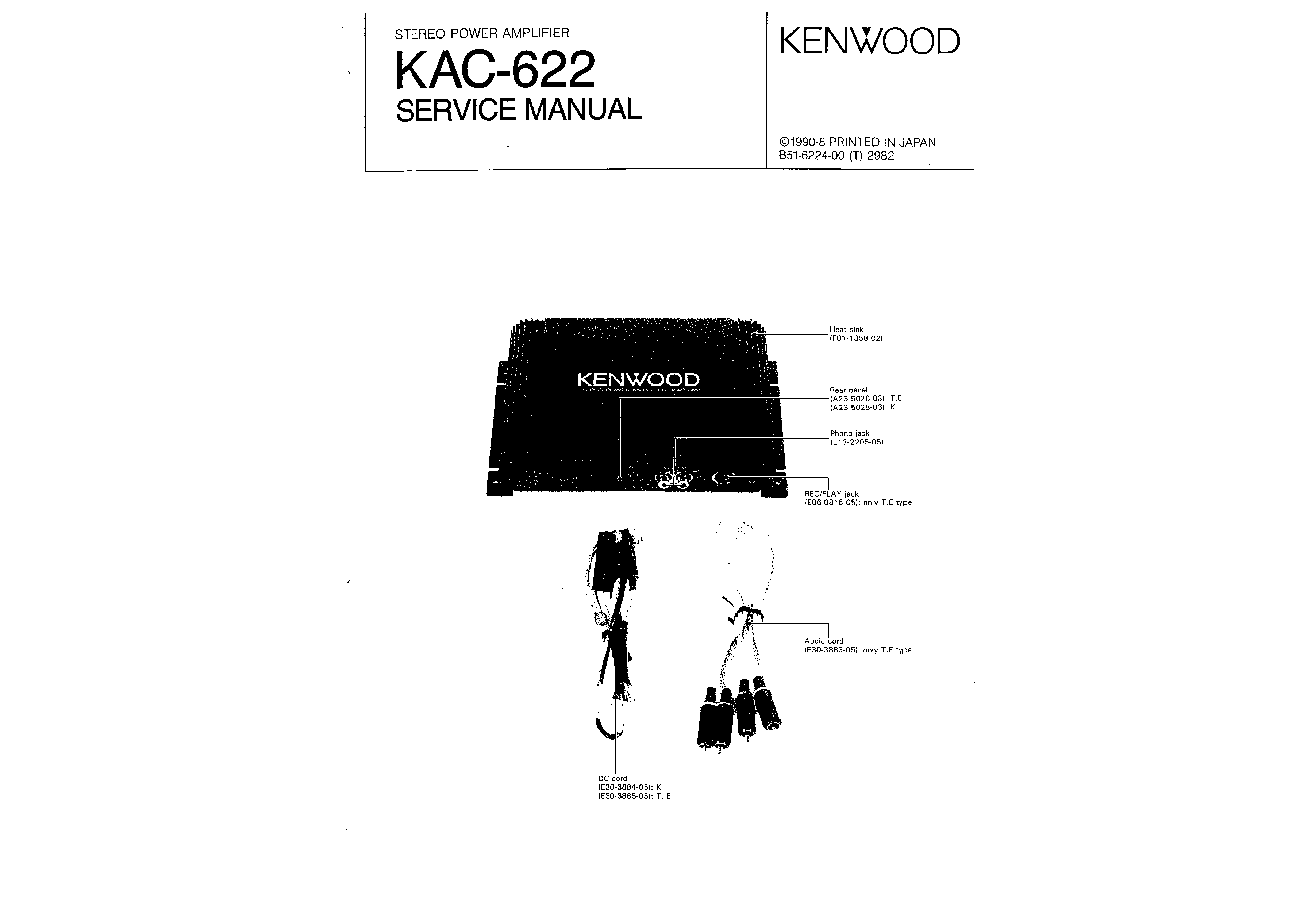 kenwood kac 622 wiring diagram